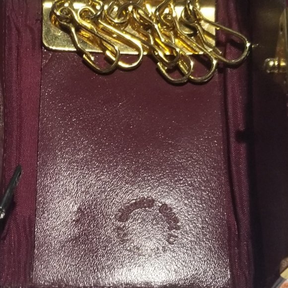 Cartier Key Holder Bordeaux Leather Authentic Cartier Key Holder Wallet - Picture 6 of 8